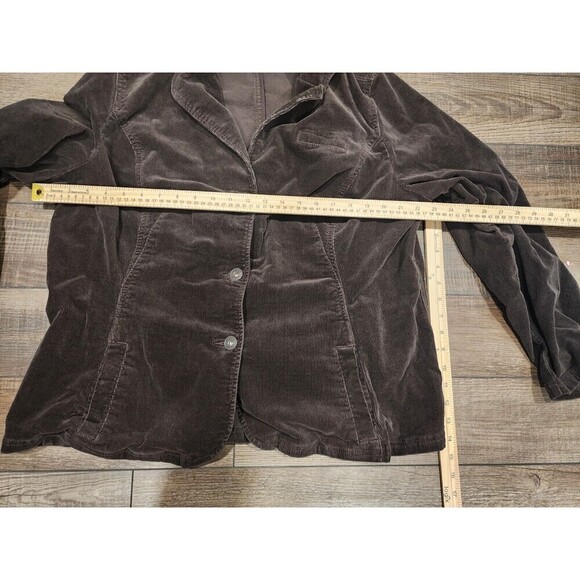 Venezia Brown Corduroy Jacket with Pockets and Buttoned Sleeves (Size 18/20) - Picture 5 of 5